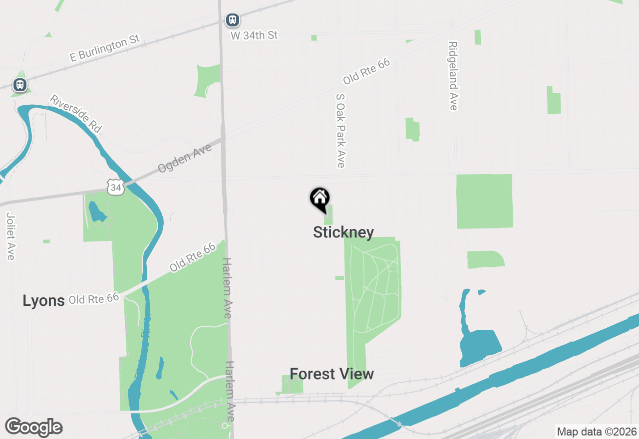 Map of 4024 Grove Avenue, Stickney, IL 60402
