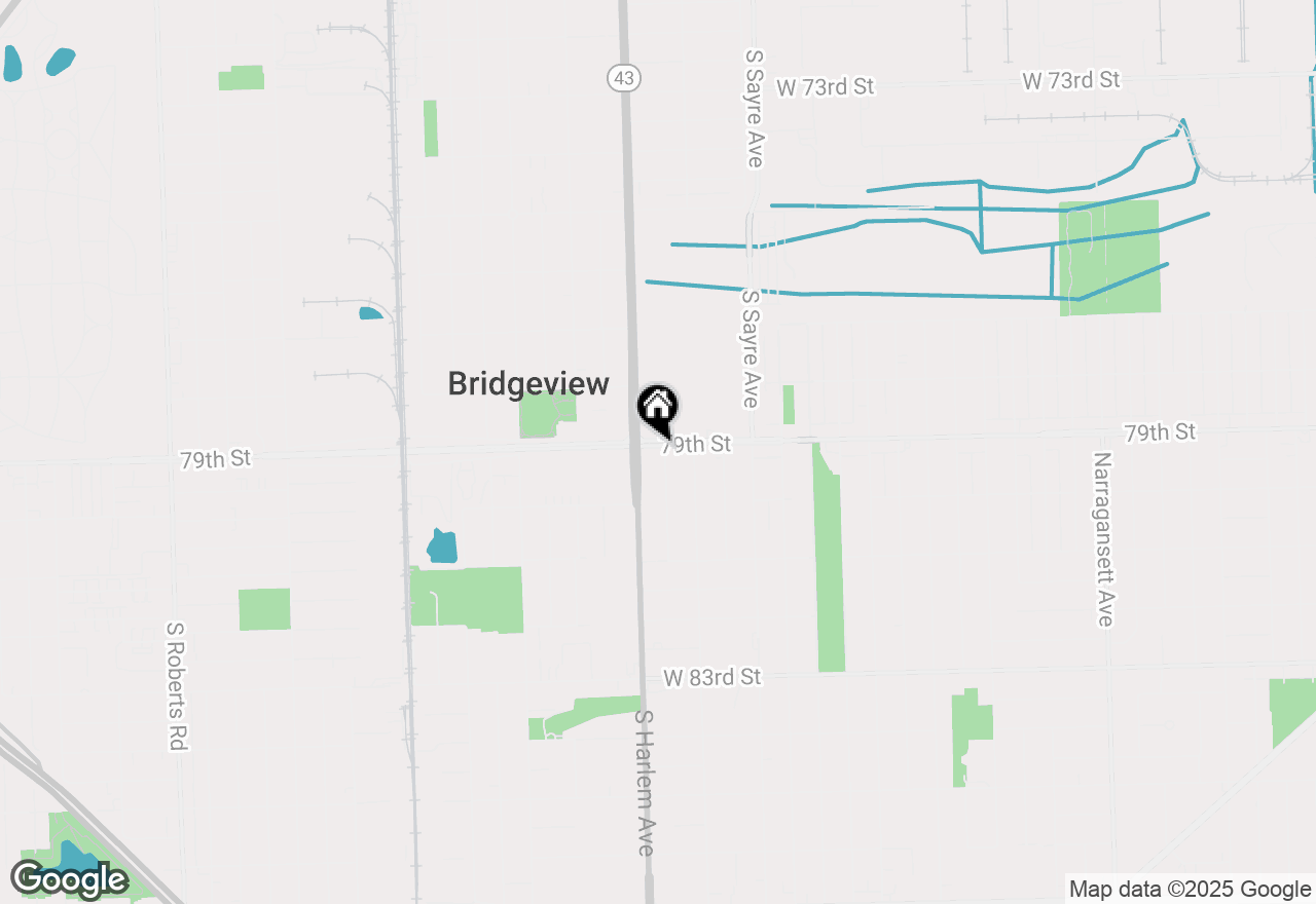 Map of 7141 W 79th Street #1, Burbank, IL 60459