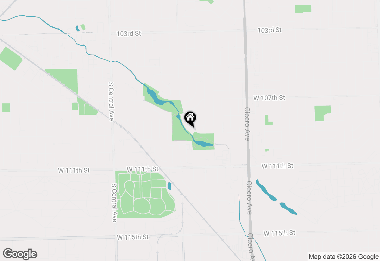 Map of 10824 Laramie Avenue, Oak Lawn, IL 60453