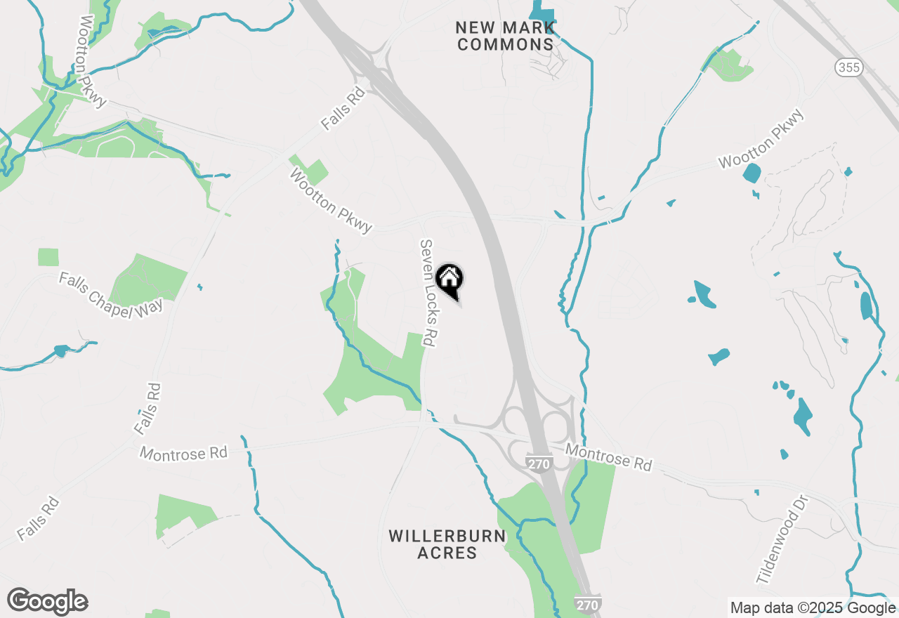 Map of 1141 Fortune Terrace #203, Potomac, MD 20854