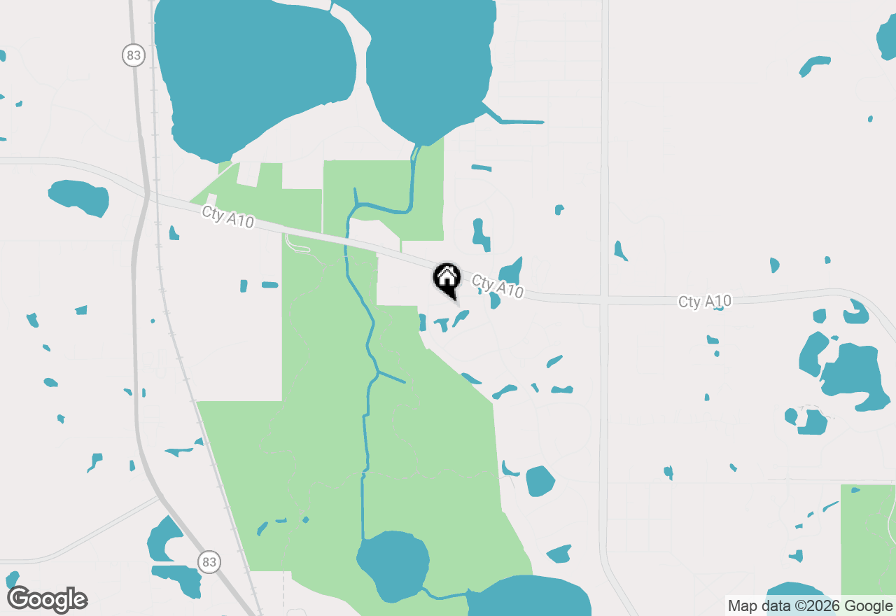 Map of 406 Hubbard Lane, Lake Villa, IL 60046