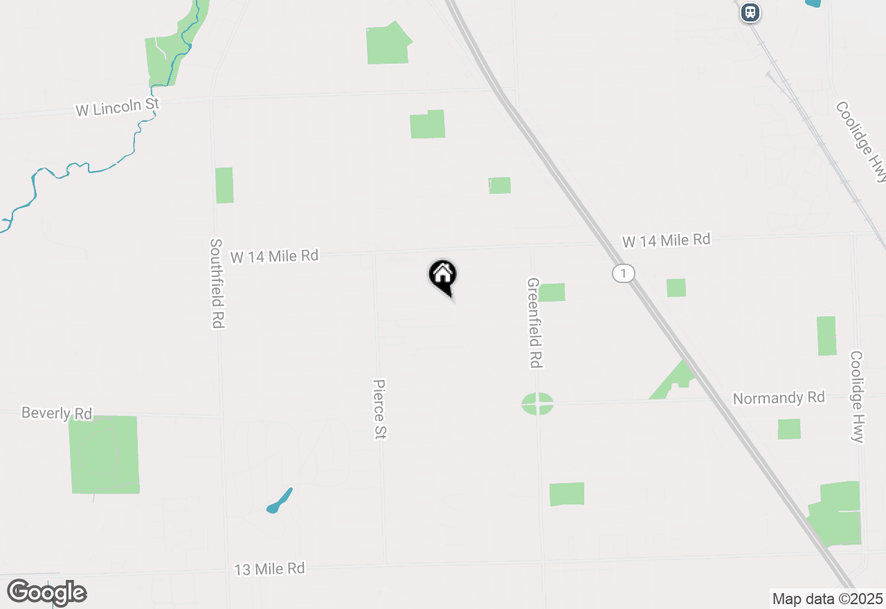 Map of 16116 Buckingham Avenue, Beverly Hills, MI 48025