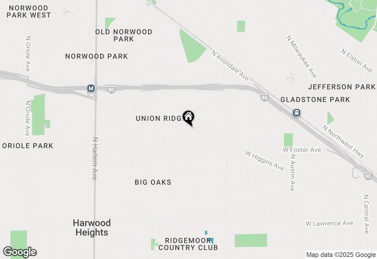 Map of 6621 W Higgins Avenue, Chicago, IL 60656