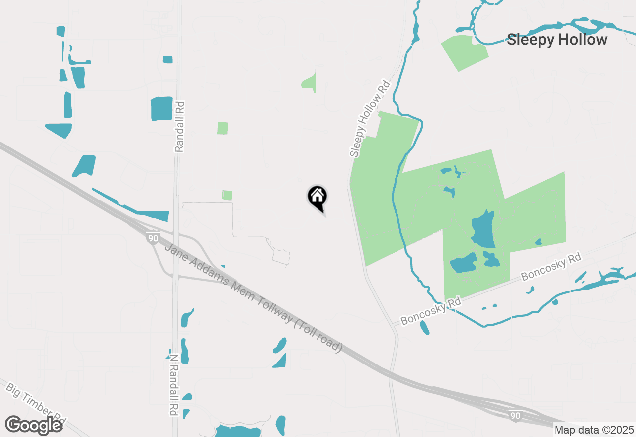 Map of 36W382 Oak Hill Drive, Dundee, IL 60118