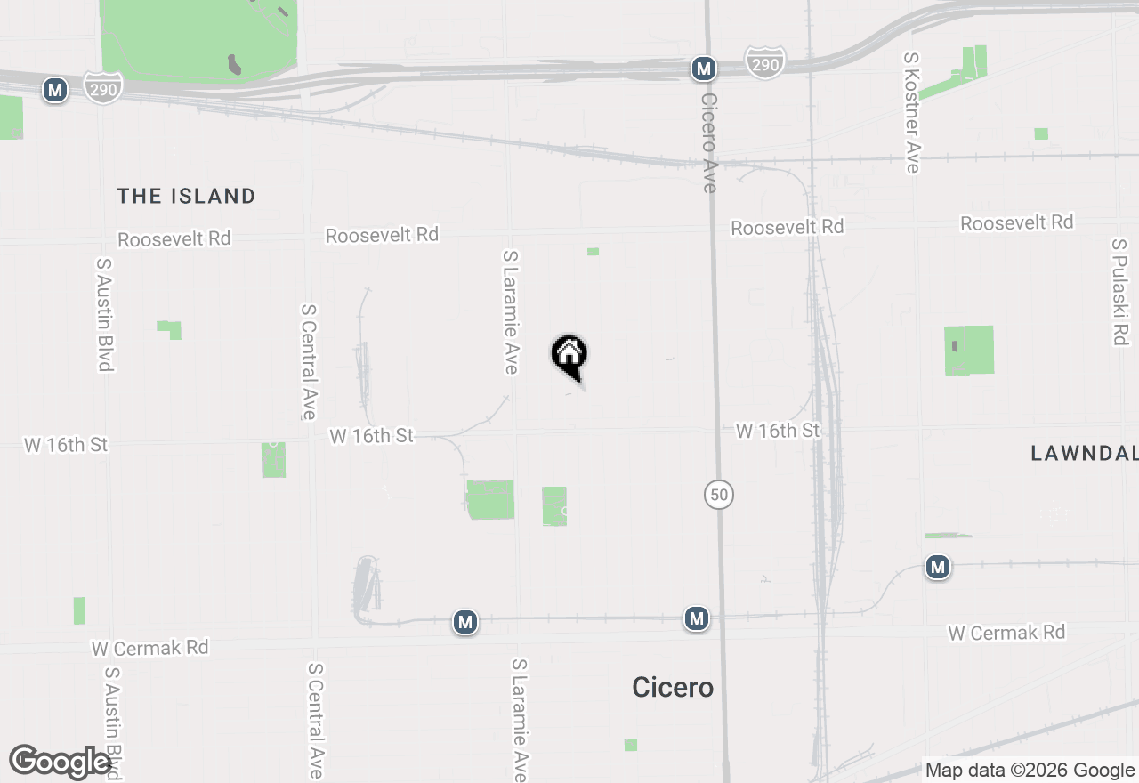 Map of 1507 S 51st Avenue, Cicero, IL 60804