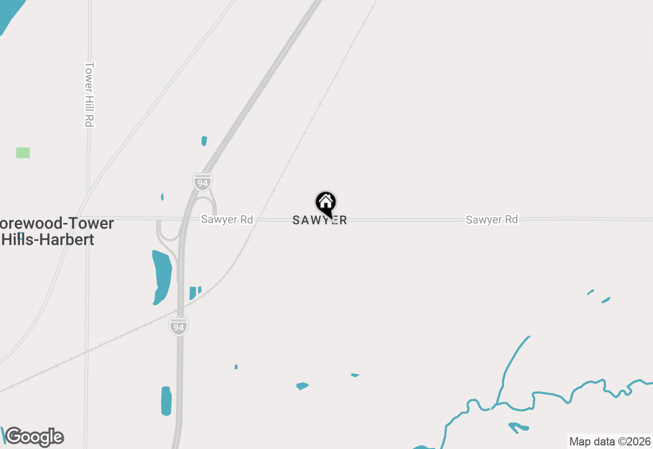 Map of 5682 Sawyer Road, Sawyer, MI 49125