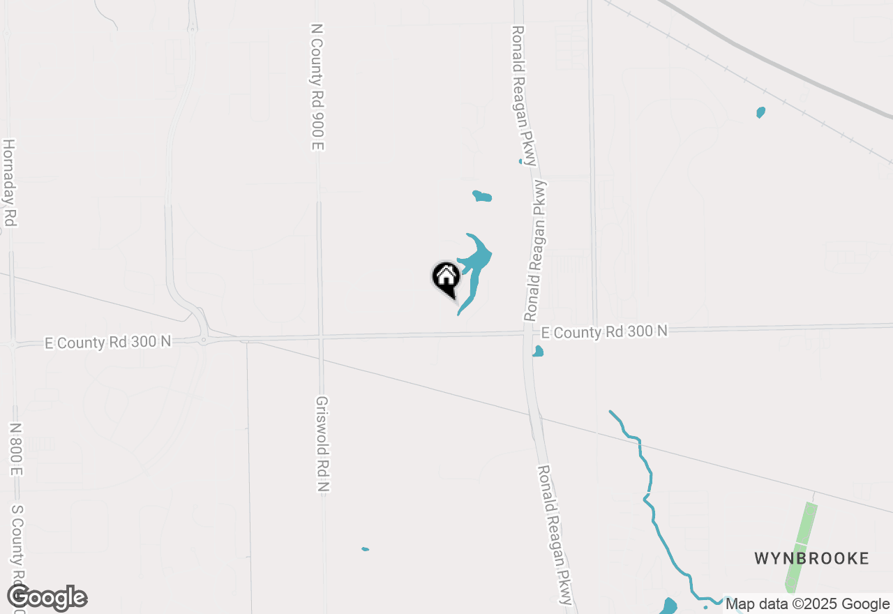 Map of 3085 N County Road 950 E, Brownsburg, IN 46112