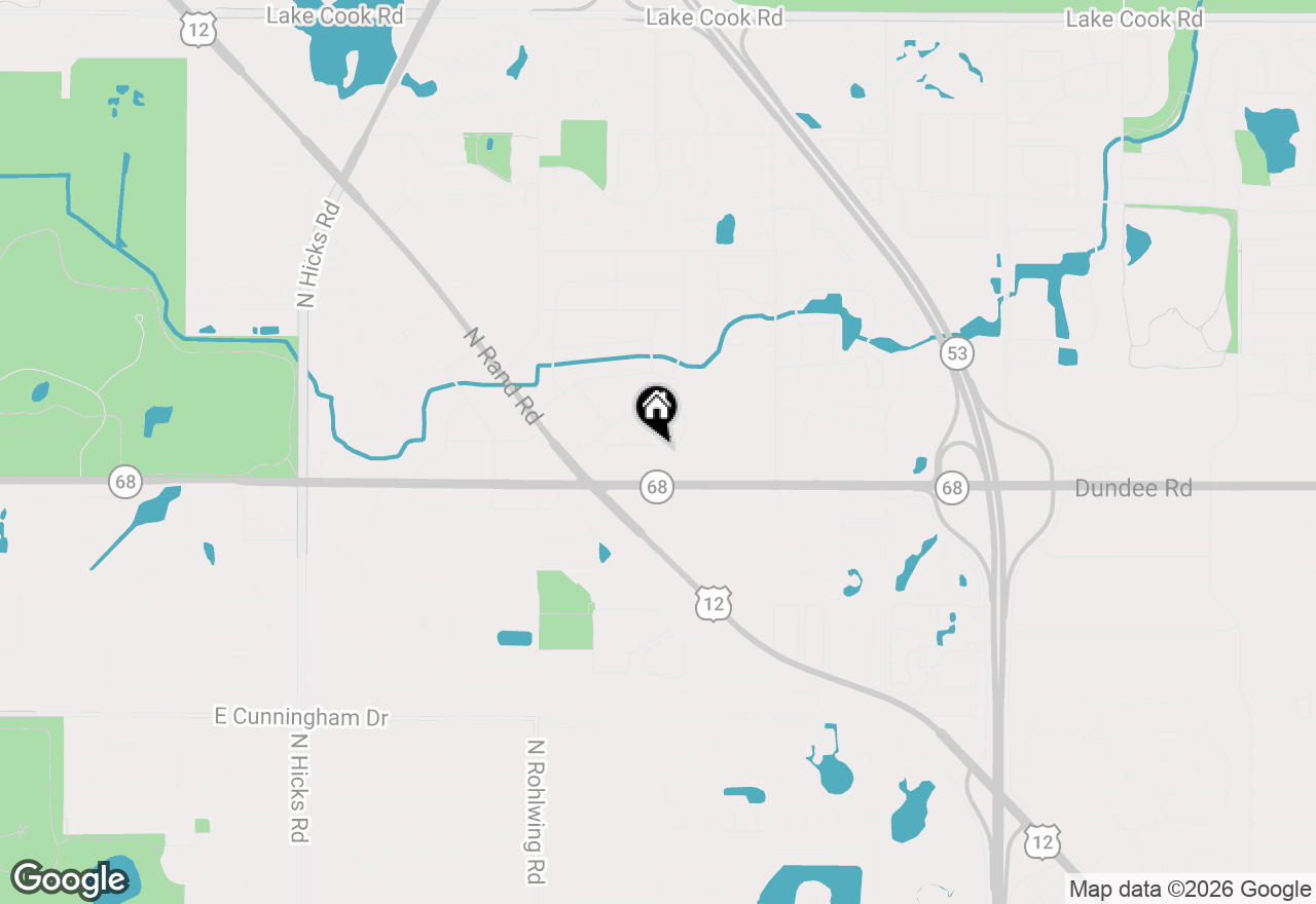 Map of 1005 E Lilac Drive, Palatine, IL 60074