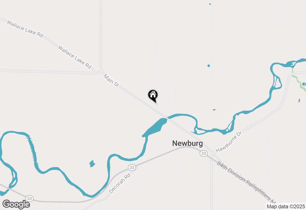 Map of (Address confidential), West Bend, Wisconsin 53090