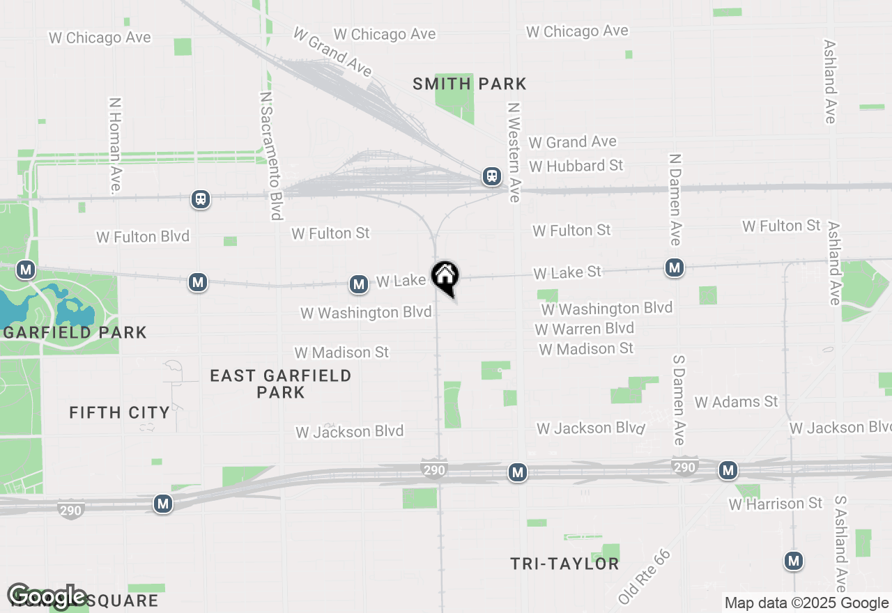 Map of 2564 W Washington Boulevard #1, Chicago, IL 60612