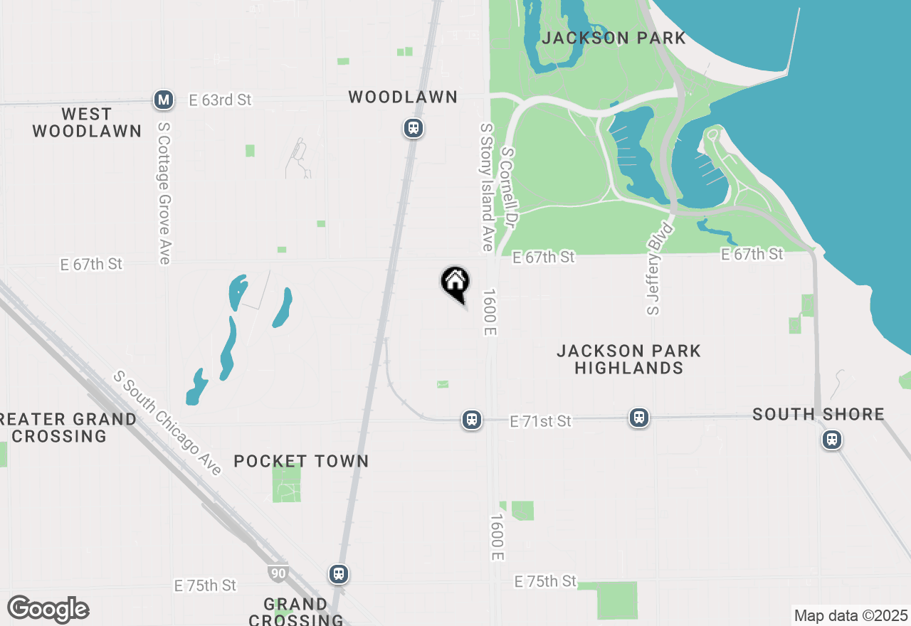 Map of 6818 S Harper Avenue, Chicago, IL 60637