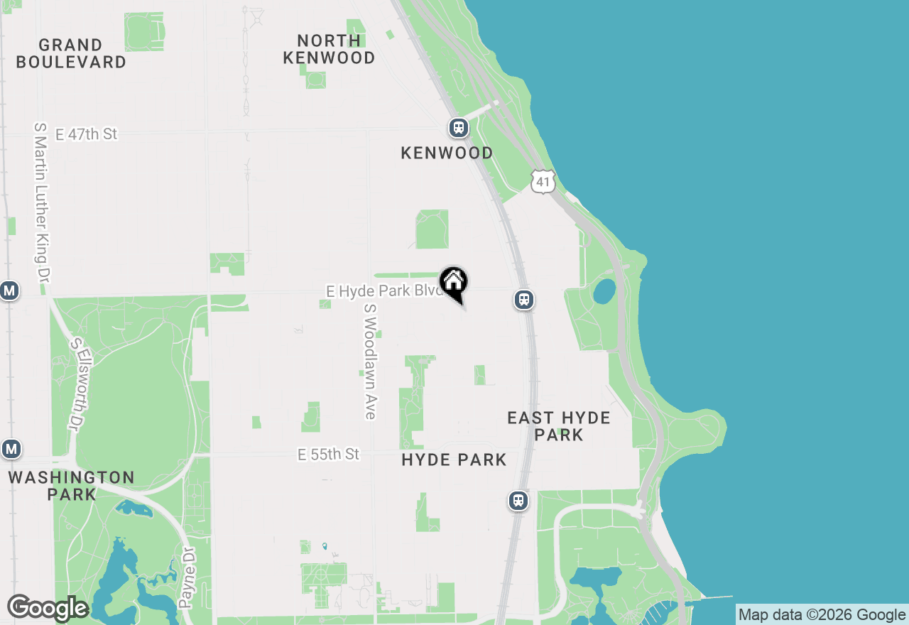 Map of 5135 S Dorchester Avenue #1, Chicago, IL 60615