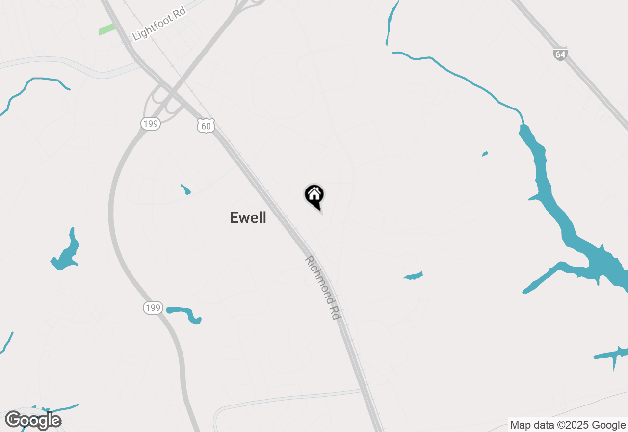 Map of 106 Indian Summer Lane, Williamsburg, VA 23188