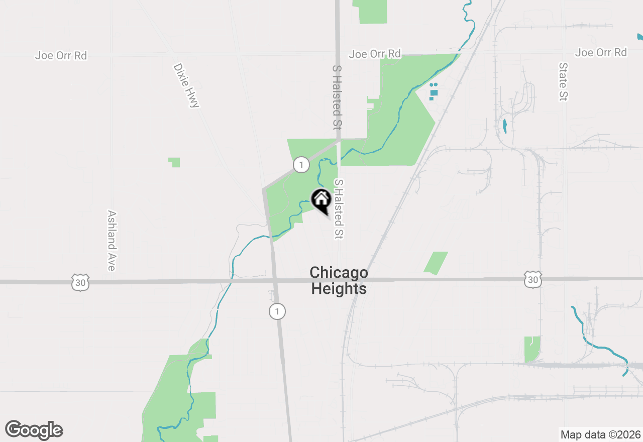 Map of 1144 Grant Avenue, Chicago Heights, IL 60411