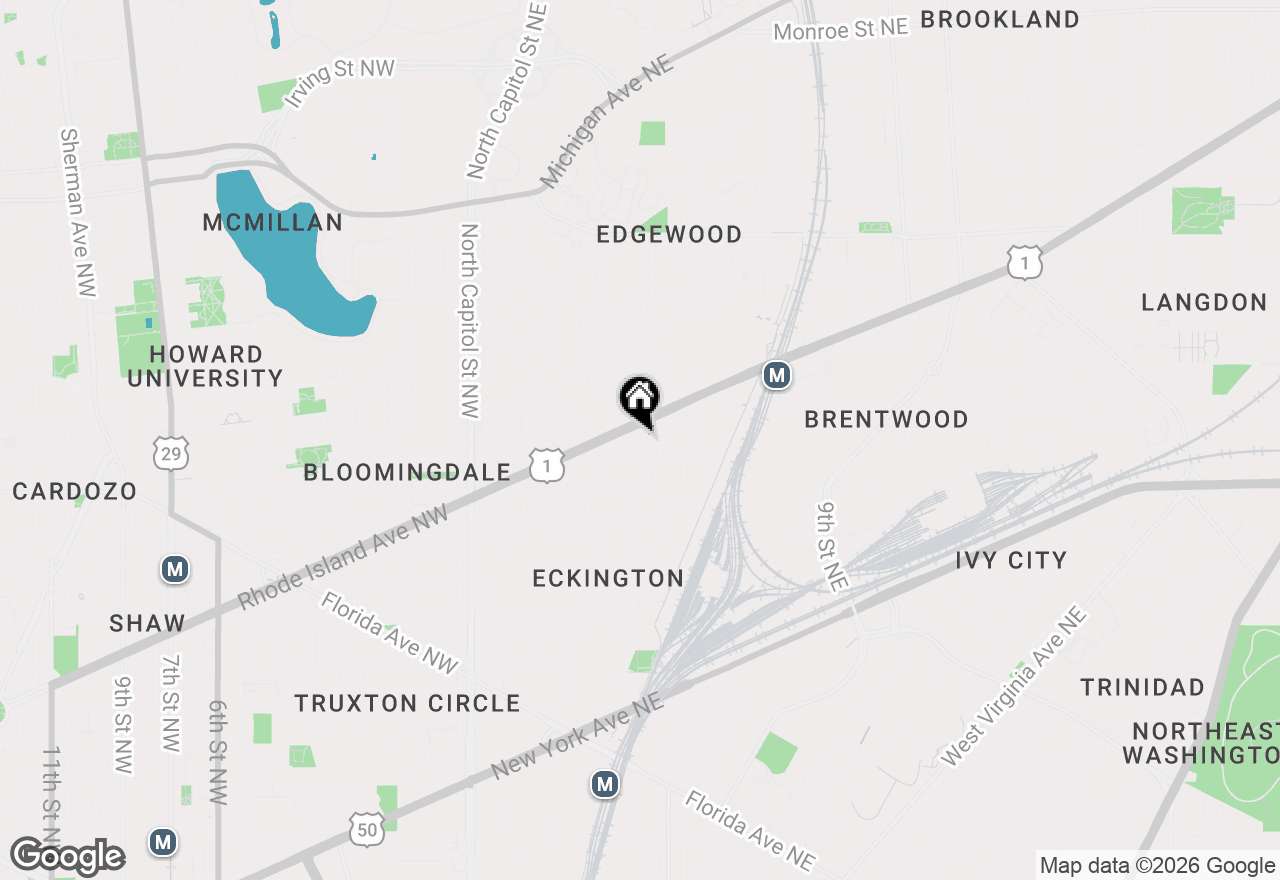 Map of 2119 3rd Street Ne, Washington, DC 20002