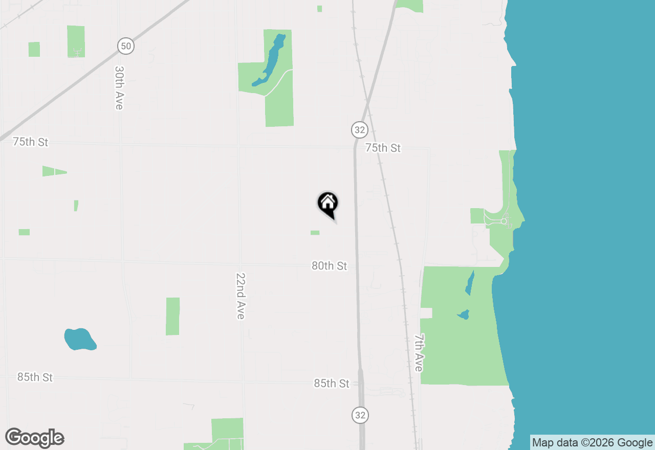 Map of 7834 15th Ave, Kenosha, WI 53143