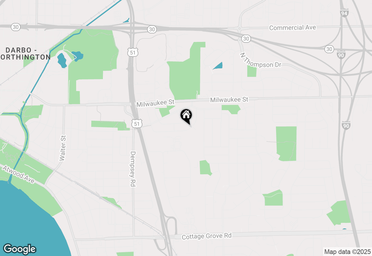 Map of 225 Belmont Road, Madison, WI 53714