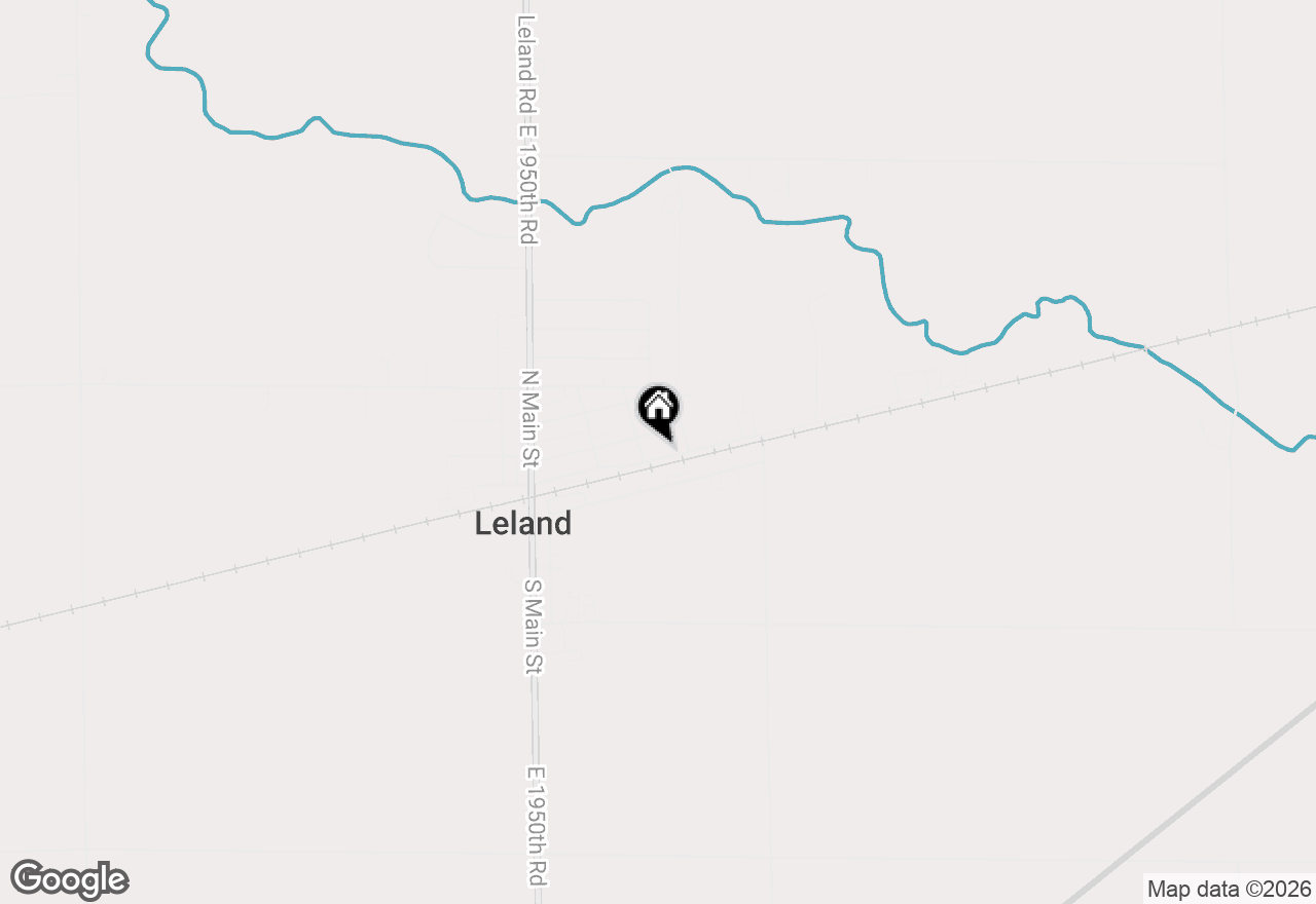 Map of 320 E Railroad, Leland, IL 60531