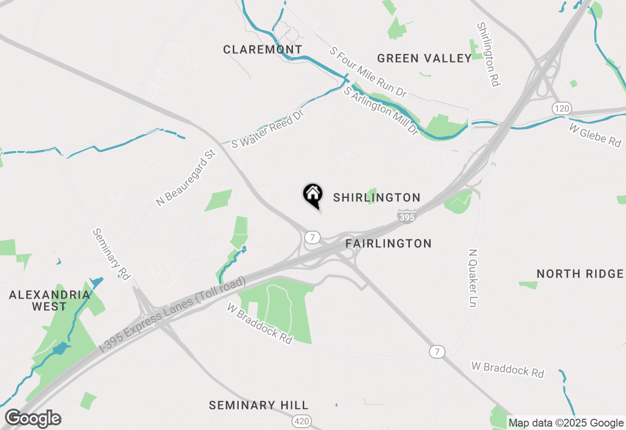 Map of 3017 S Columbus Street #A1, Arlington, VA 22206