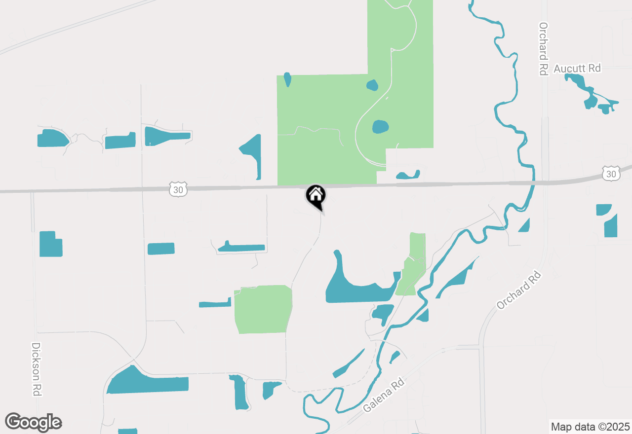Map of 2116 Rebecca Circle, Montgomery, IL 60538