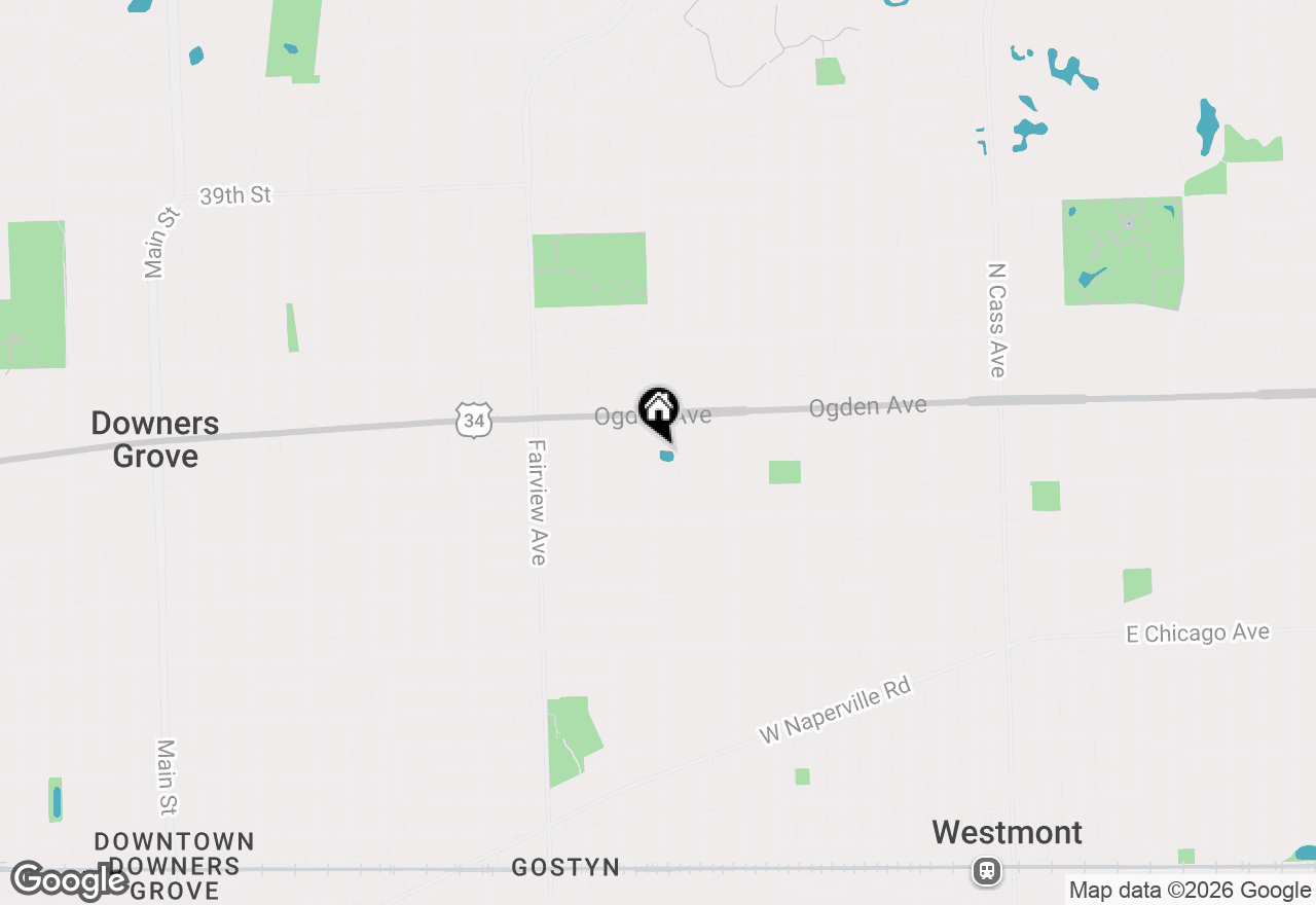 Map of 525 Cumnor Road #204, Westmont, IL 60559
