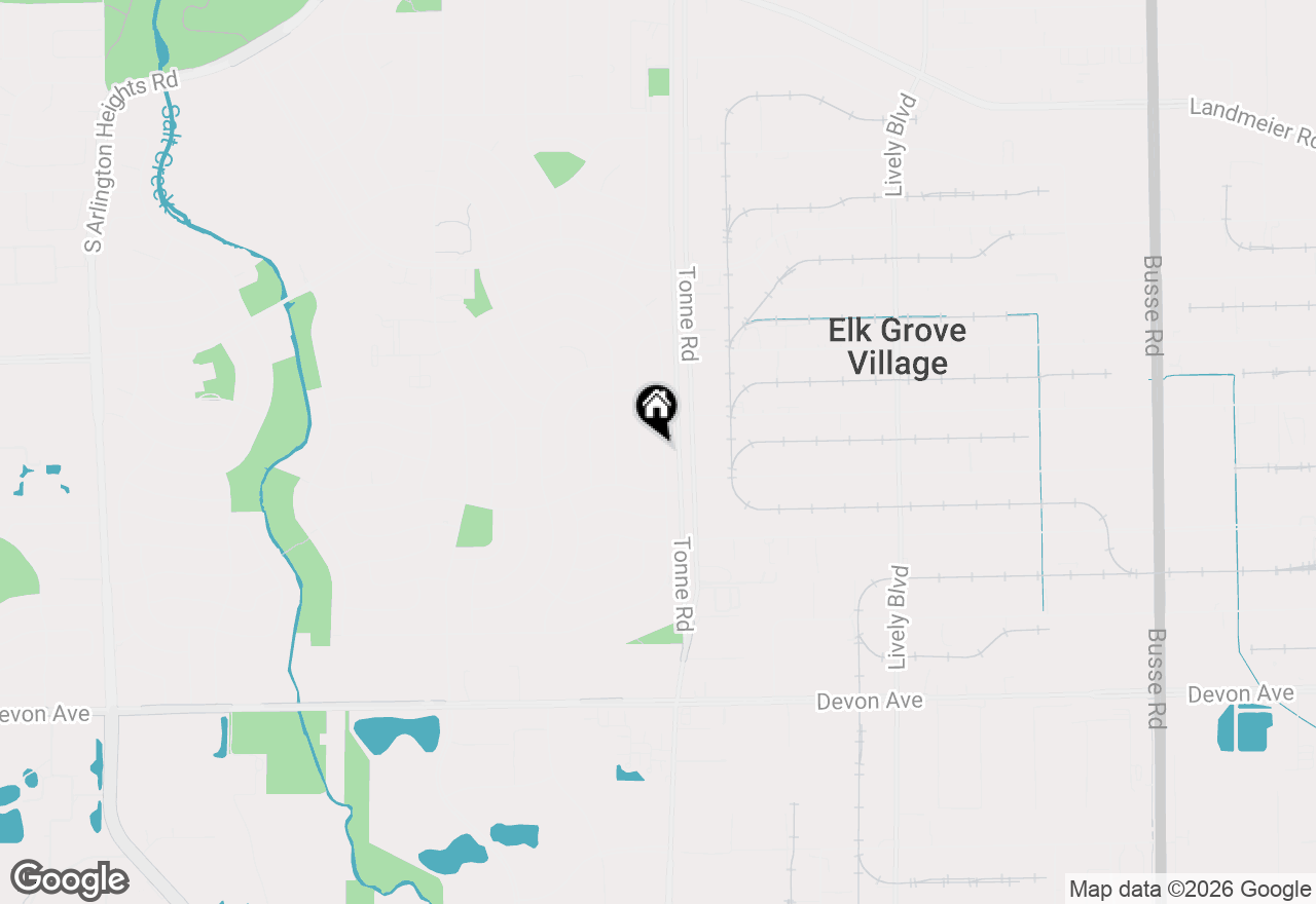 Map of 1116 Maple Lane, Elk Grove Village, IL 60007