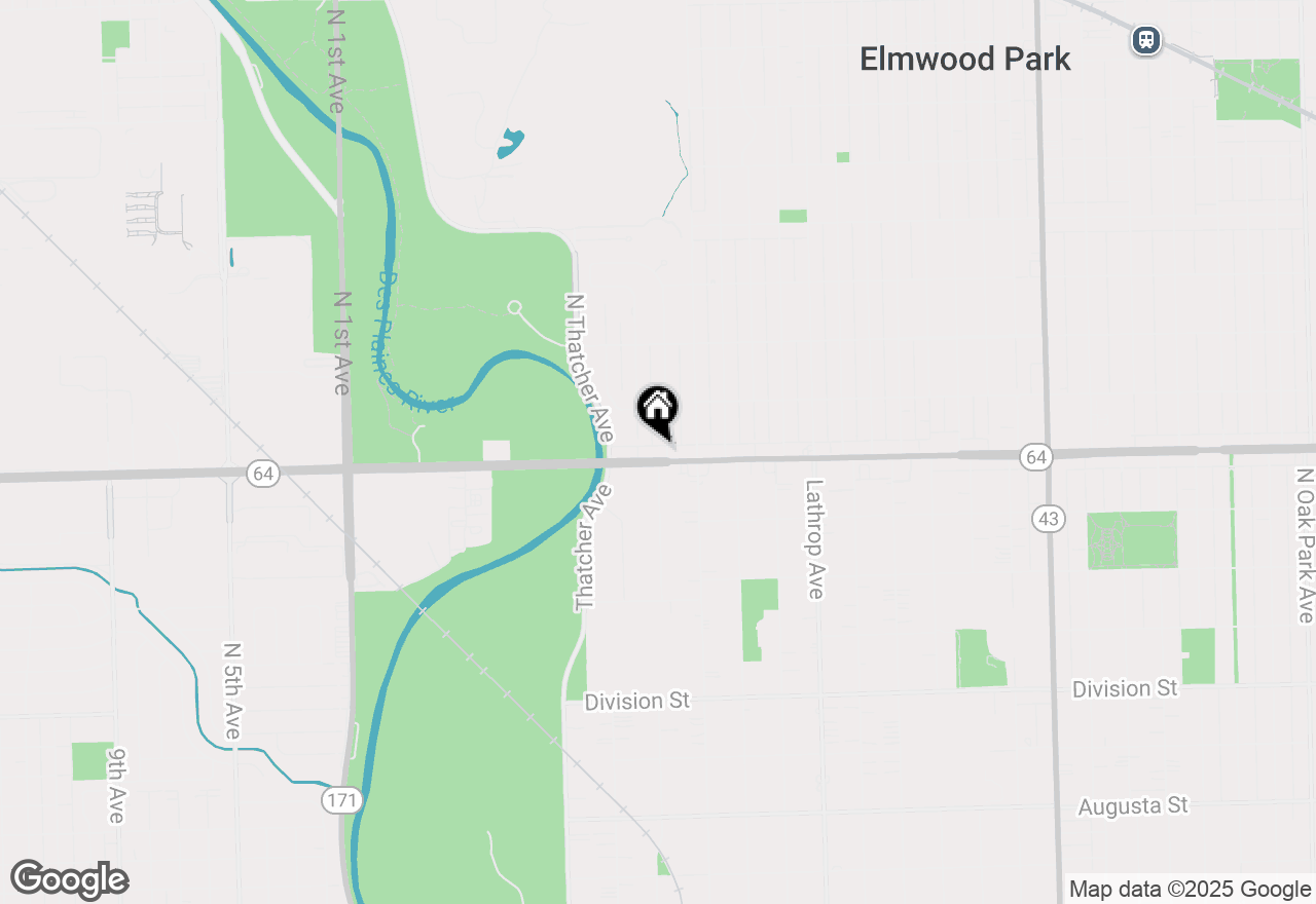 Map of 7830 W North Avenue #415, Elmwood Park, IL 60707