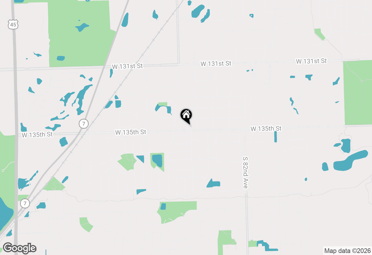Map of 8530 W 135th Street, Orland Park, IL 60462