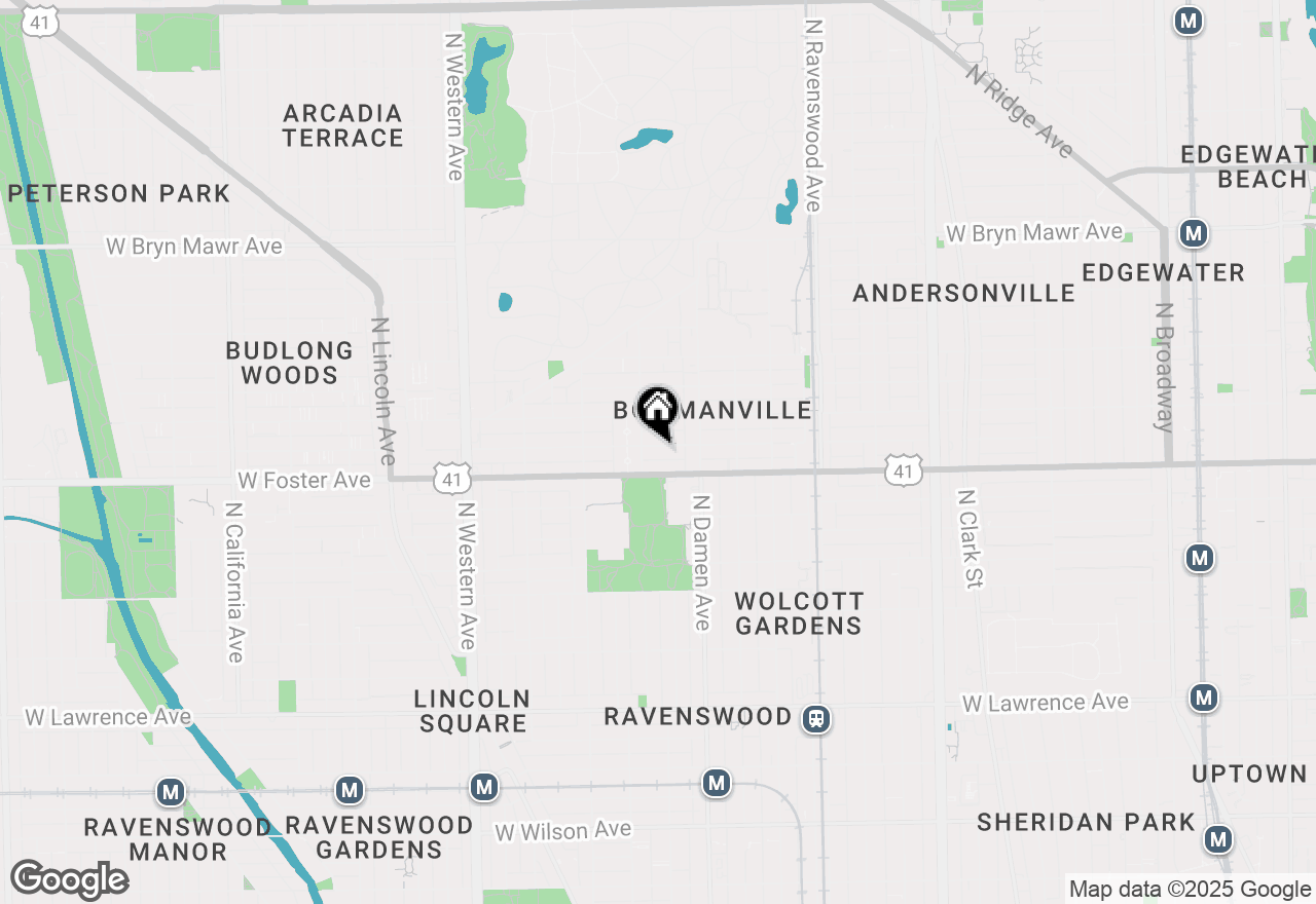Map of 2045 W Farragut Avenue #3, Chicago, IL 60625