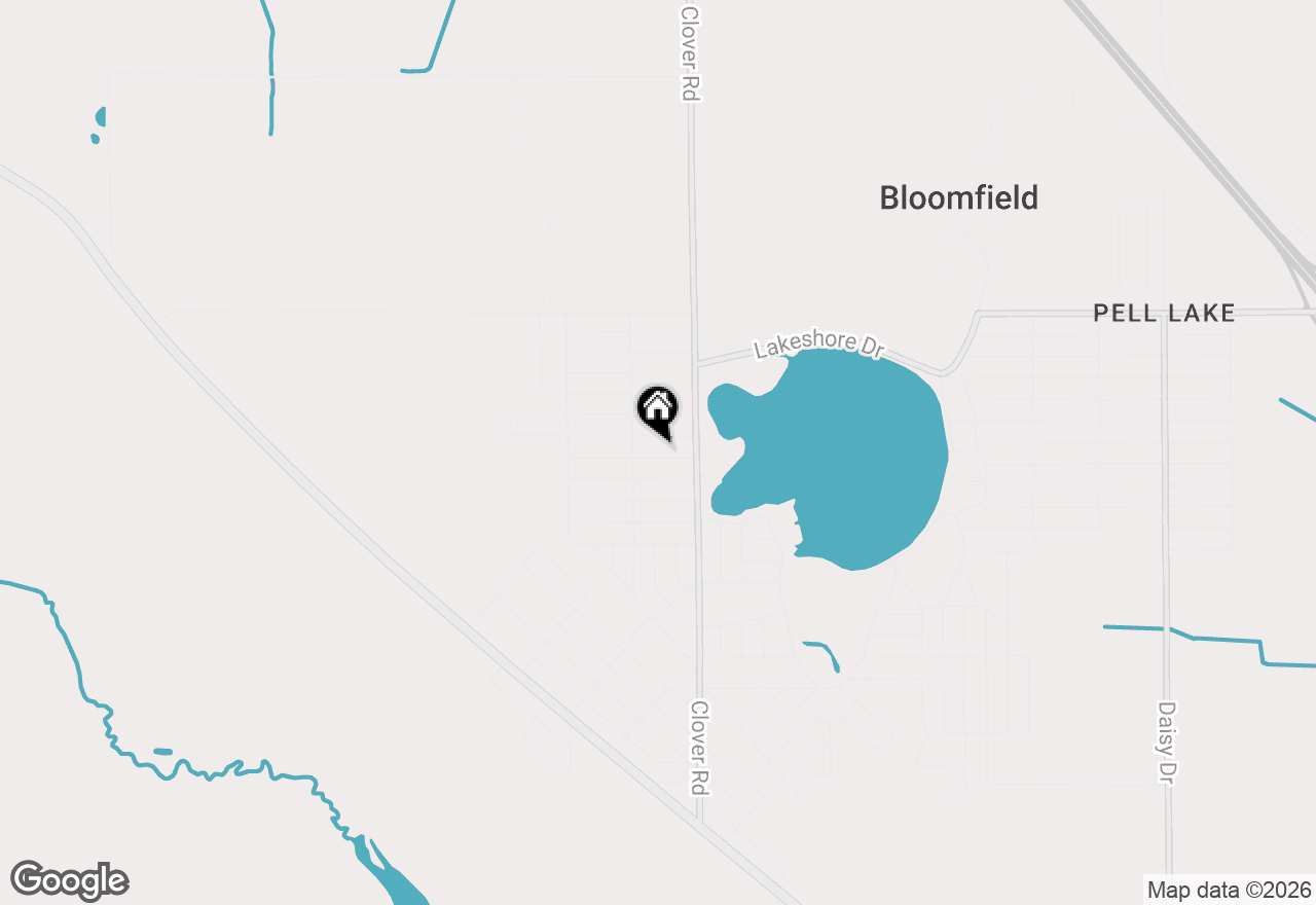 Map of W1328 Eastwood Rd, Genoa City, WI 53128