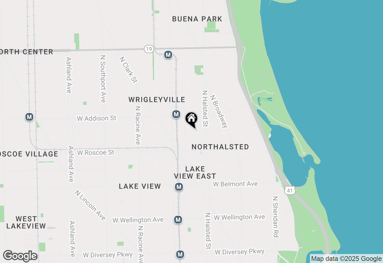 Map of 846 W Cornelia Avenue #201, Chicago, IL 60657