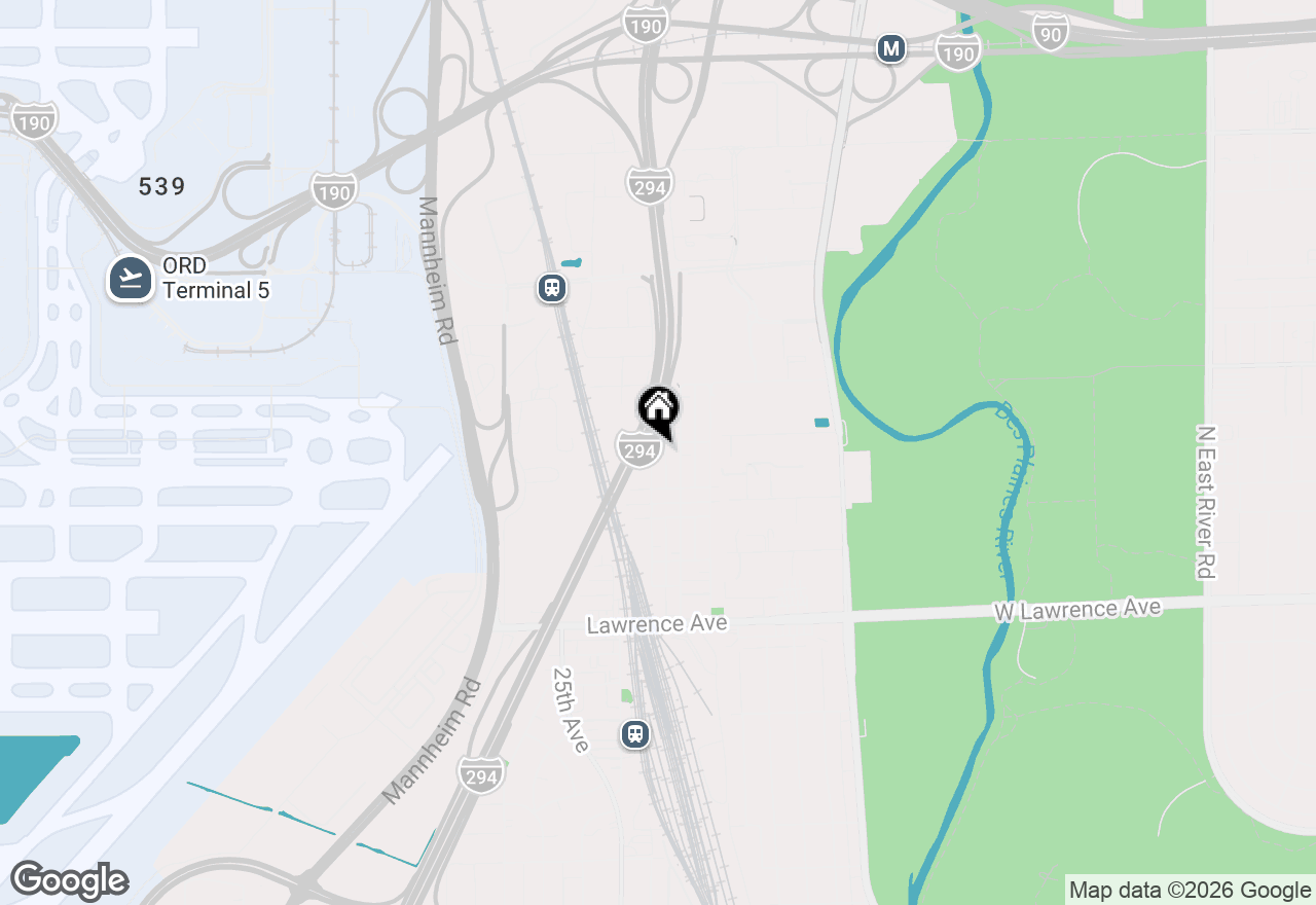 Map of 5039 Harold Avenue, Schiller Park, IL 60176