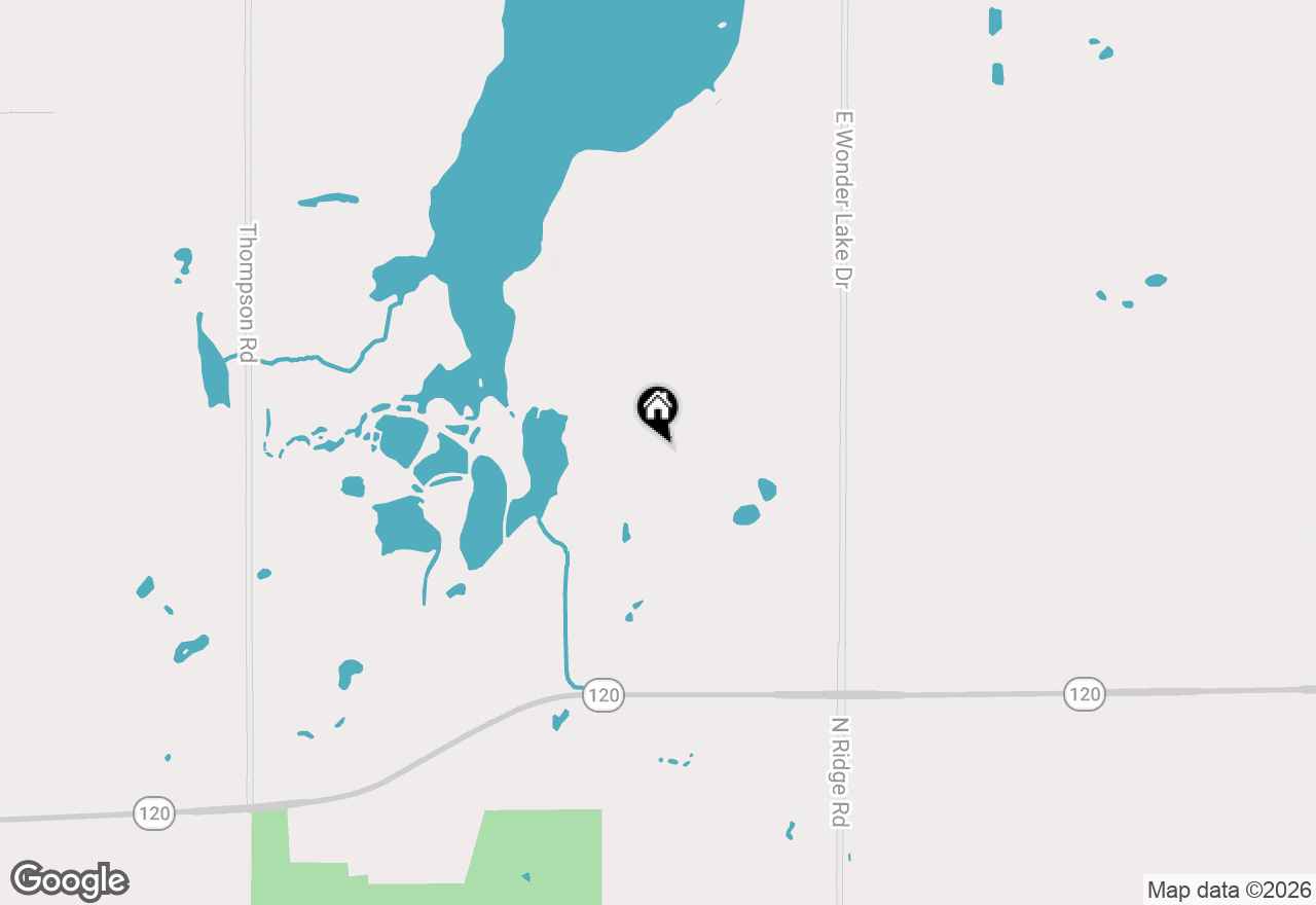 Map of 6562 Walnut Drive, Wonder Lake, IL 60097