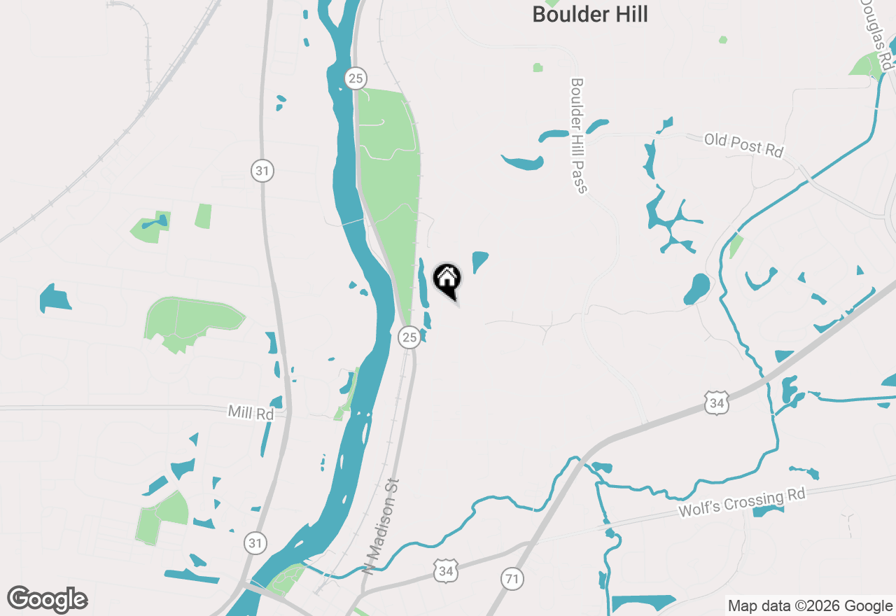 Map of 46 Ashlawn Avenue, Oswego, IL 60543
