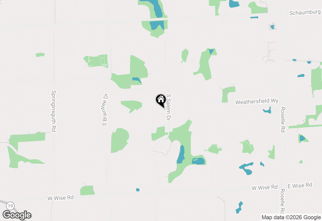 Map of 5815 Fairview Lane, Hoffman Estates, IL 60192