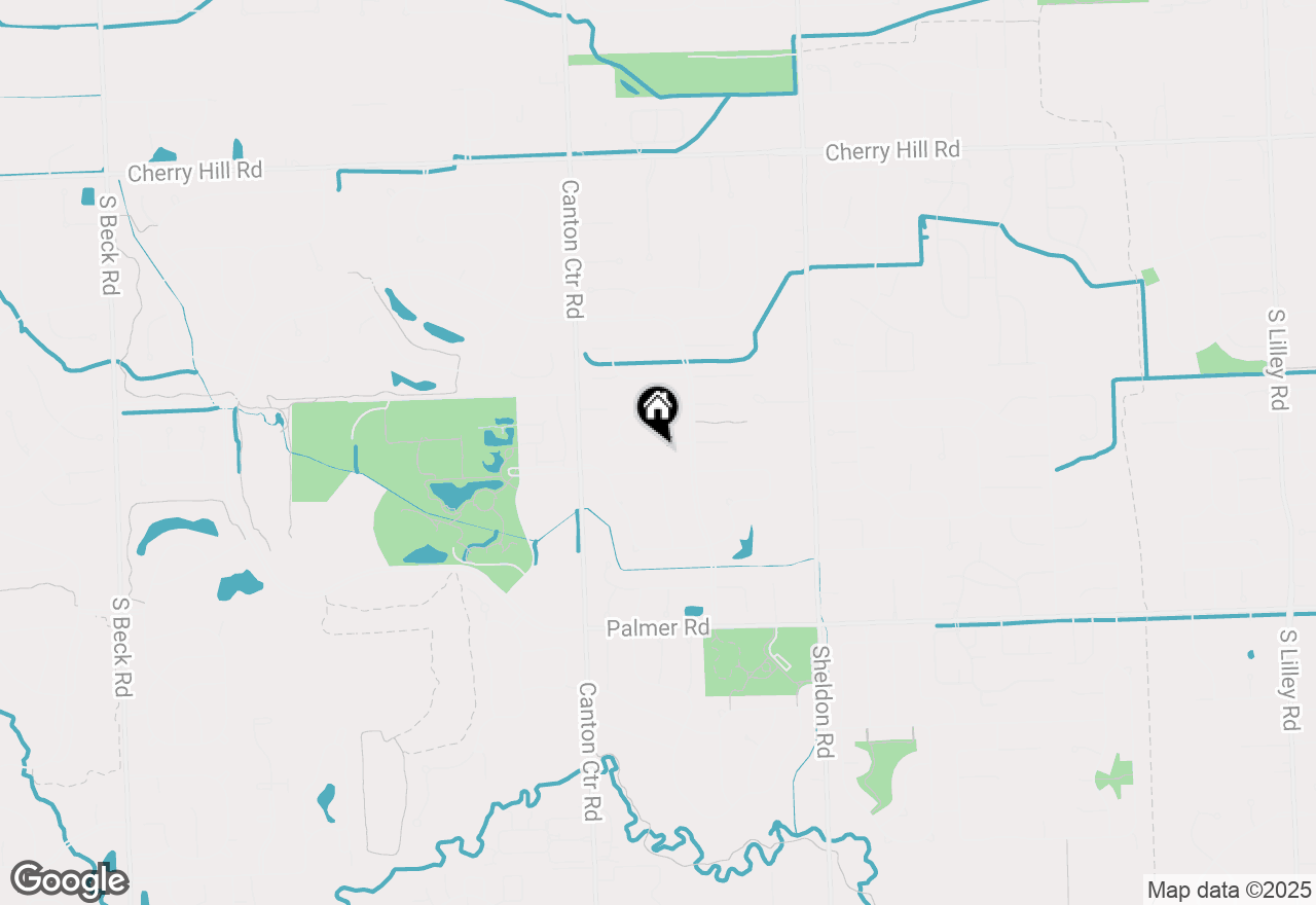 Map of 45241 Thornhill Road, Canton, MI 48188