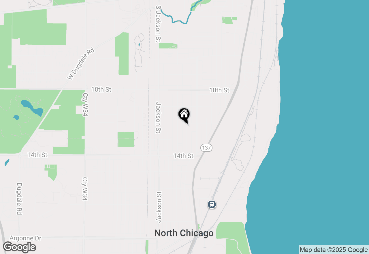 Map of 1210 Park Avenue, North Chicago, IL 60064