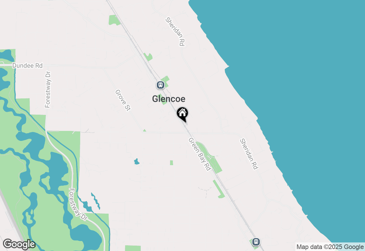 Map of (Address confidential), Glencoe, Illinois 60022