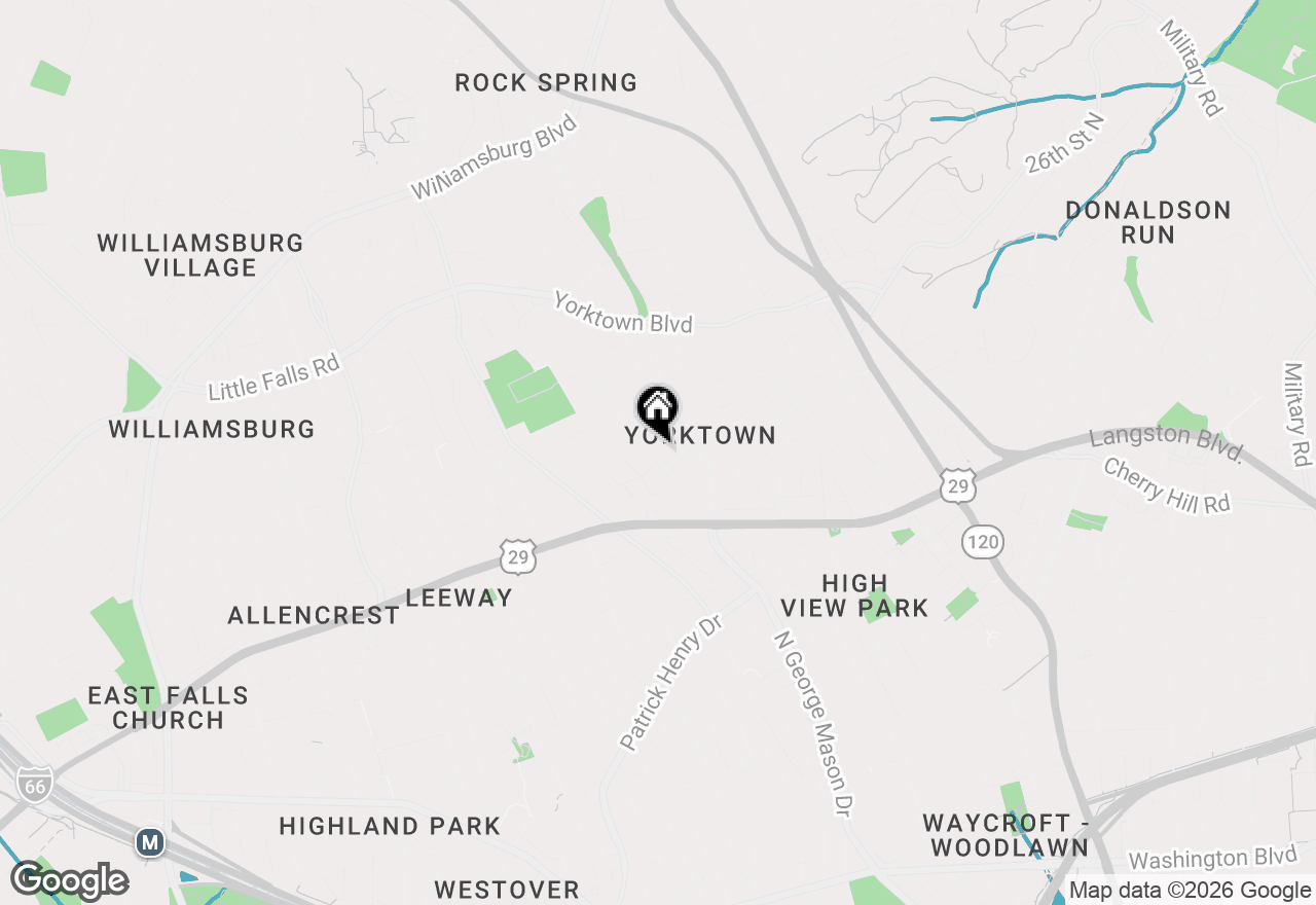 Map of 2507 Florida Street, Arlington, VA 22207