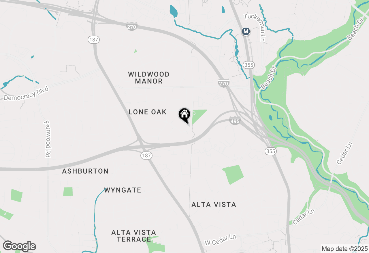 Map of 9906 Edward Avenue, Bethesda, MD 20814