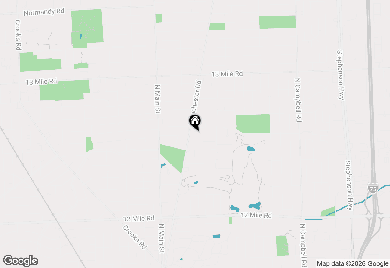 Map of 2604 Rochester Road #3, Royal Oak, MI 48073