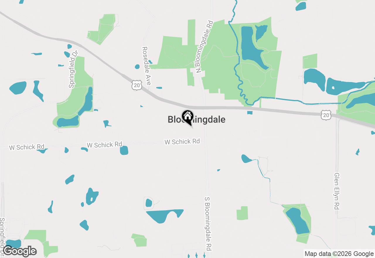 Map of 126 Day Street #203, Bloomingdale, IL 60108