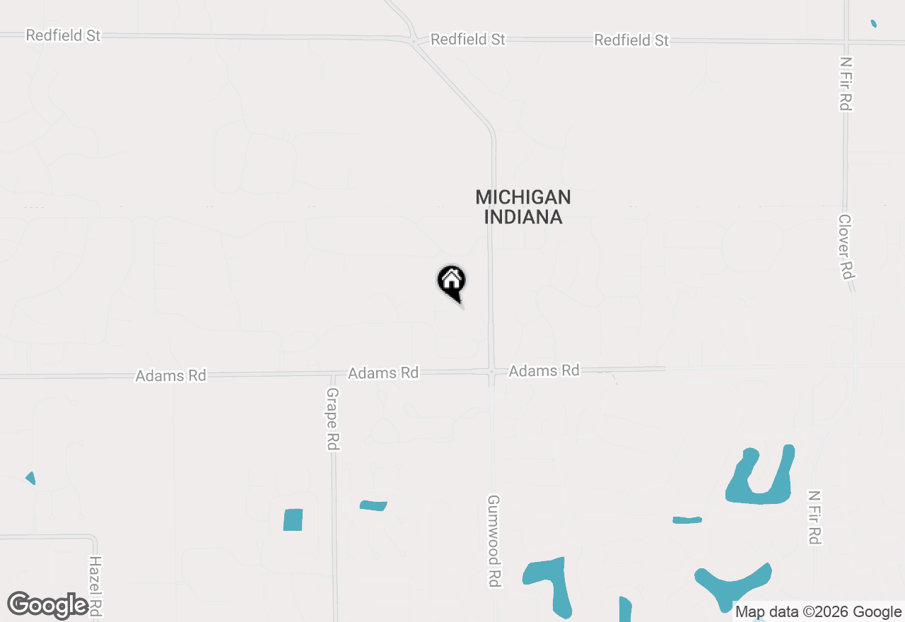 Map of 16130 Brockton Court, Granger, IN 46530