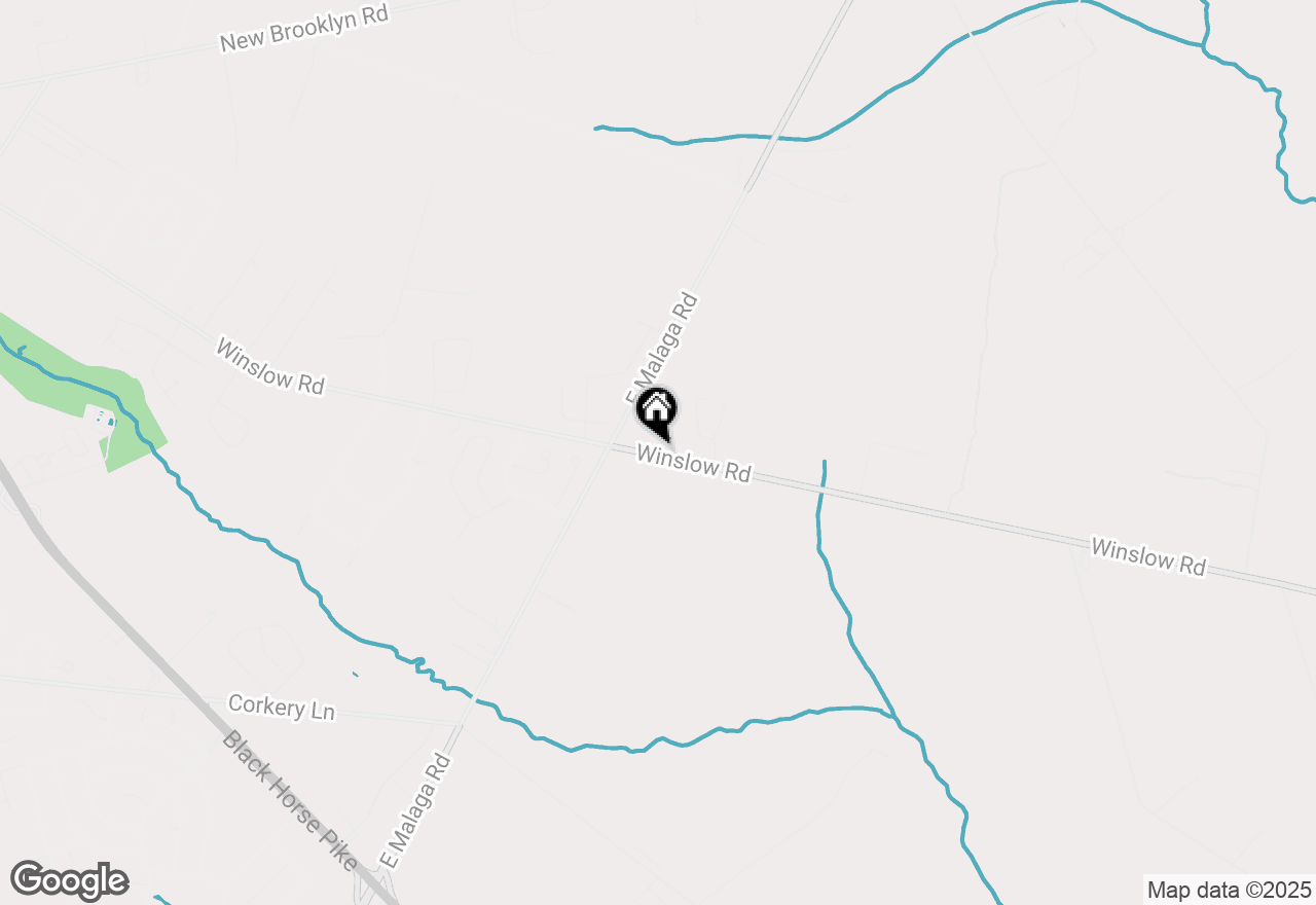 Map of 1753 Winslow Road, Williamstown, NJ 08094