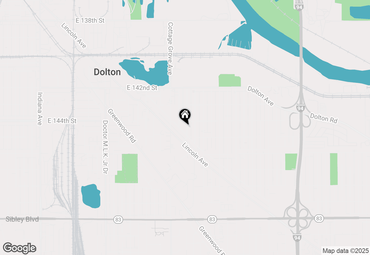Map of 14418 Drexel Avenue, Dolton, IL 60419
