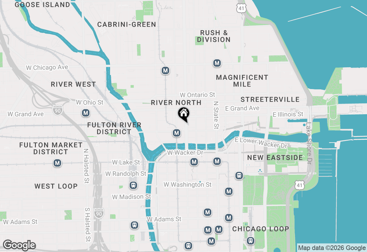 Map of 400 N Lasalle Drive #3509, Chicago, IL 60654