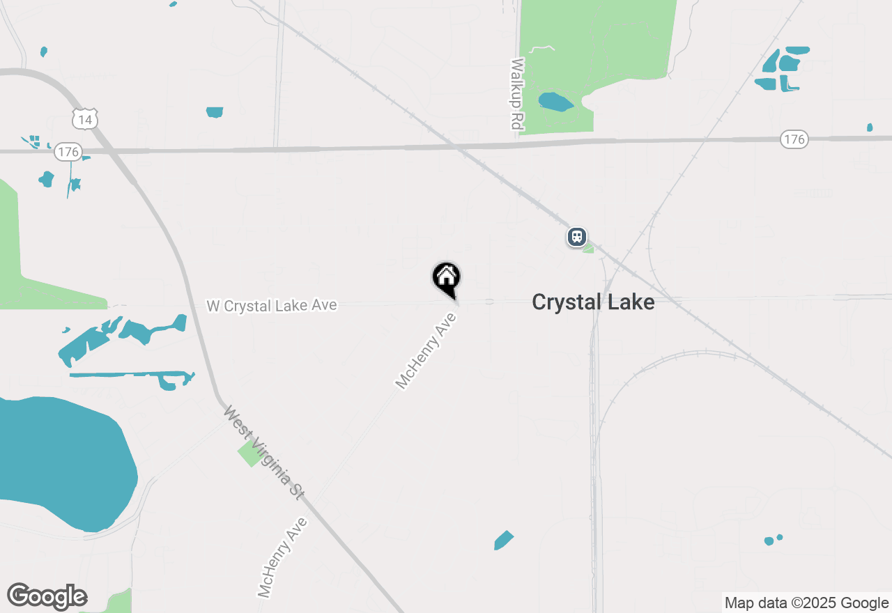 Map of 115 W Crystal Lake Avenue, Crystal Lake, IL 60014