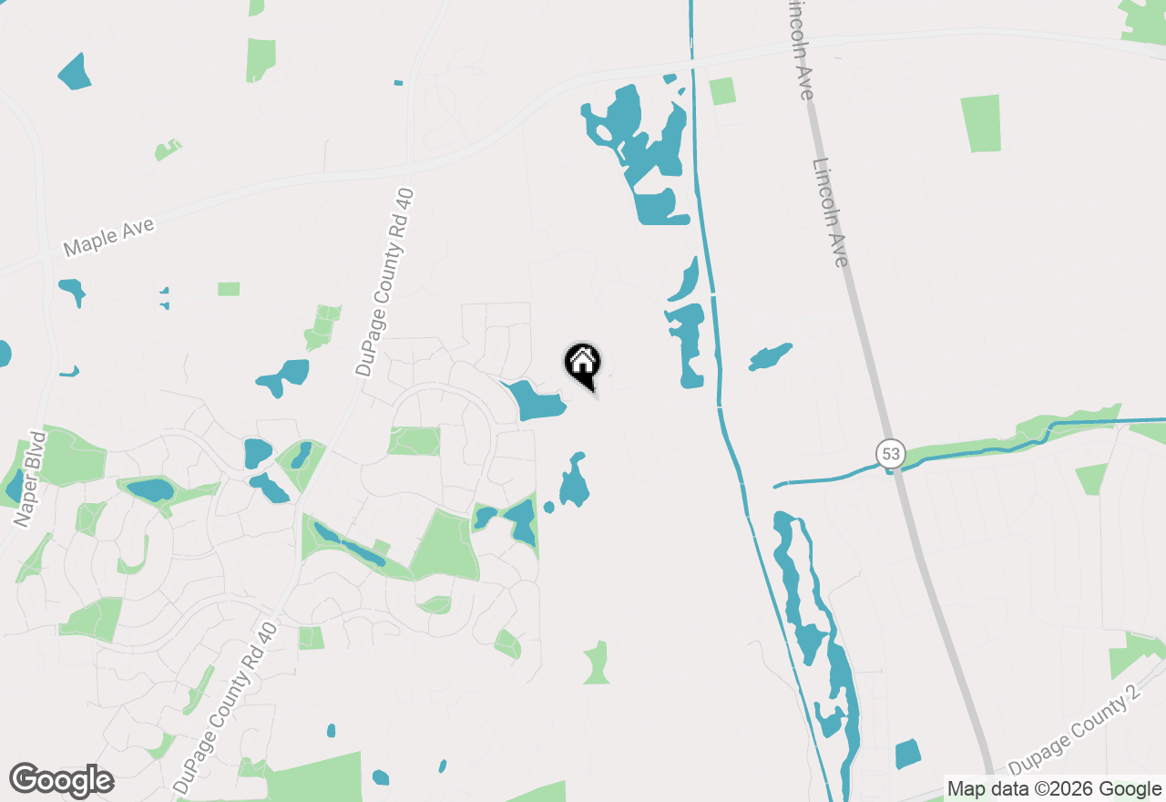 Map of 1728 Brookwood Road, Lisle, IL 60532