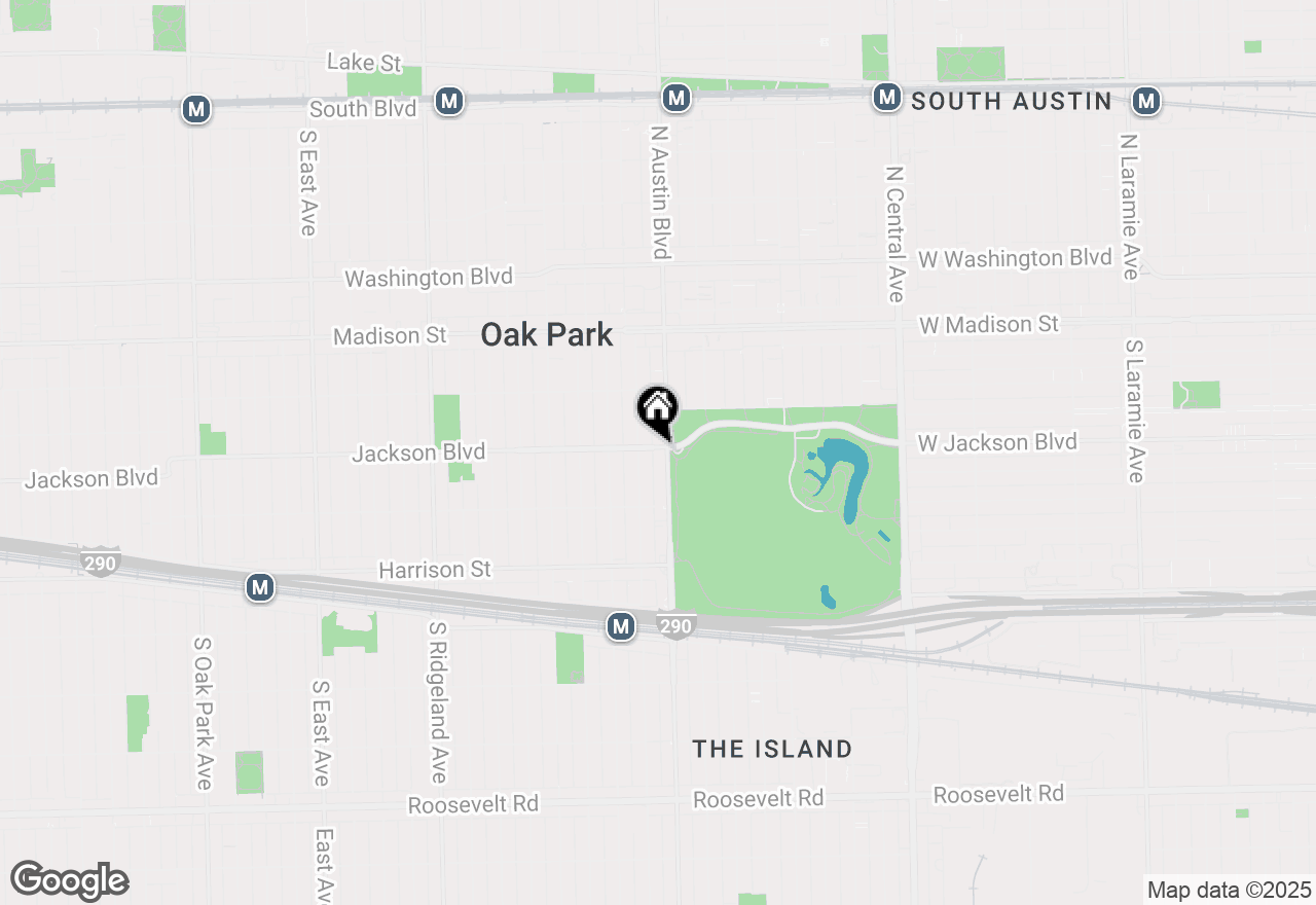 Map of 300 S Austin Boulevard #2, Oak Park, IL 60304