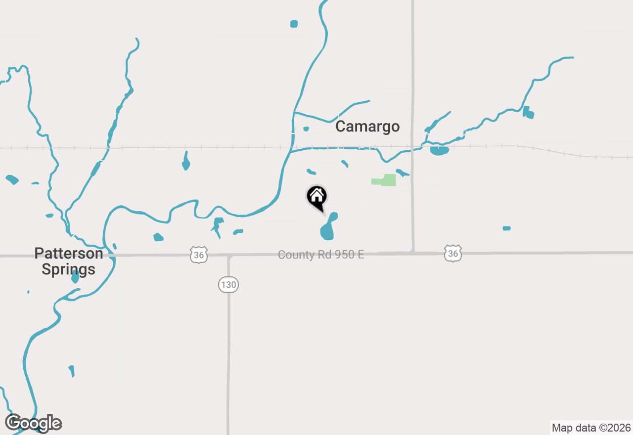 Map of 26 Nightingale Circle, Camargo, IL 61919